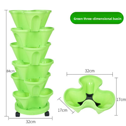 Vertical Stackable Planting Pots