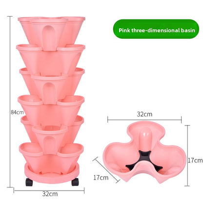 Vertical Stackable Planting Pots