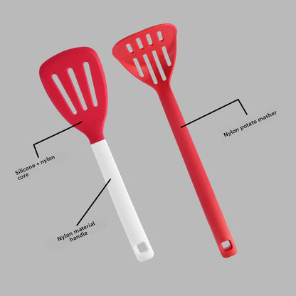 Vertical Storage Silicone Cooking Utensil Set