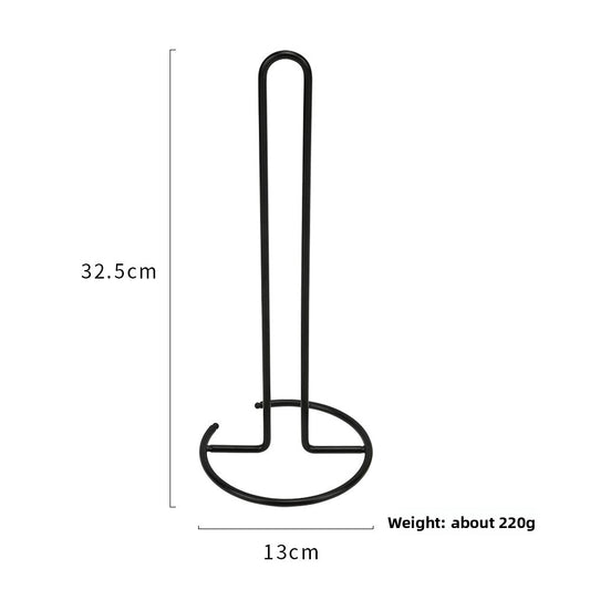 Vertical toilet paper holder