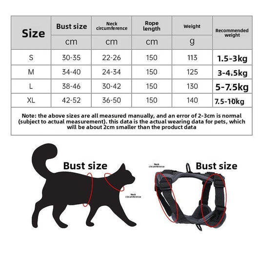 Vest Cat Traction Rope