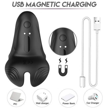 Vibrating electric male lock spring ring