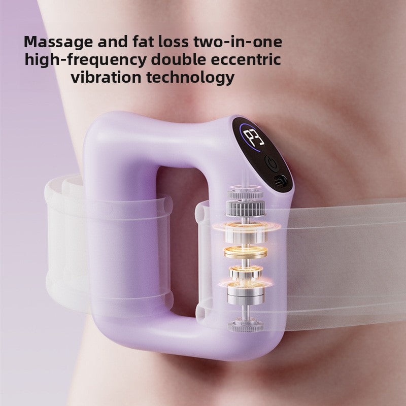 Vibration Fitness Machine with Waist Belt