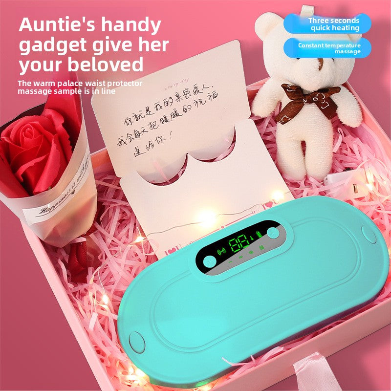 Vibration hot compress Abdominal massage device