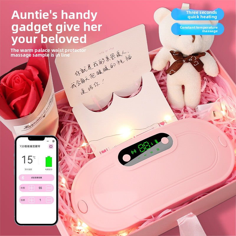 Vibration hot compress Abdominal massage device