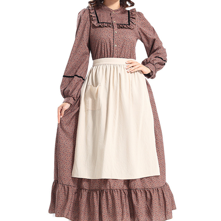 Victorian Floral Prairie Dress
