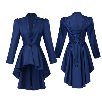 Victorian Steampunk Women's Tuxedo Dress