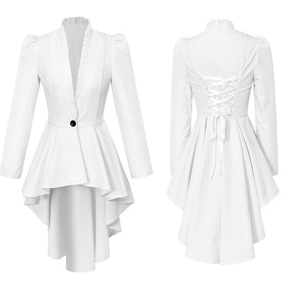 Victorian Steampunk Women's Tuxedo Dress