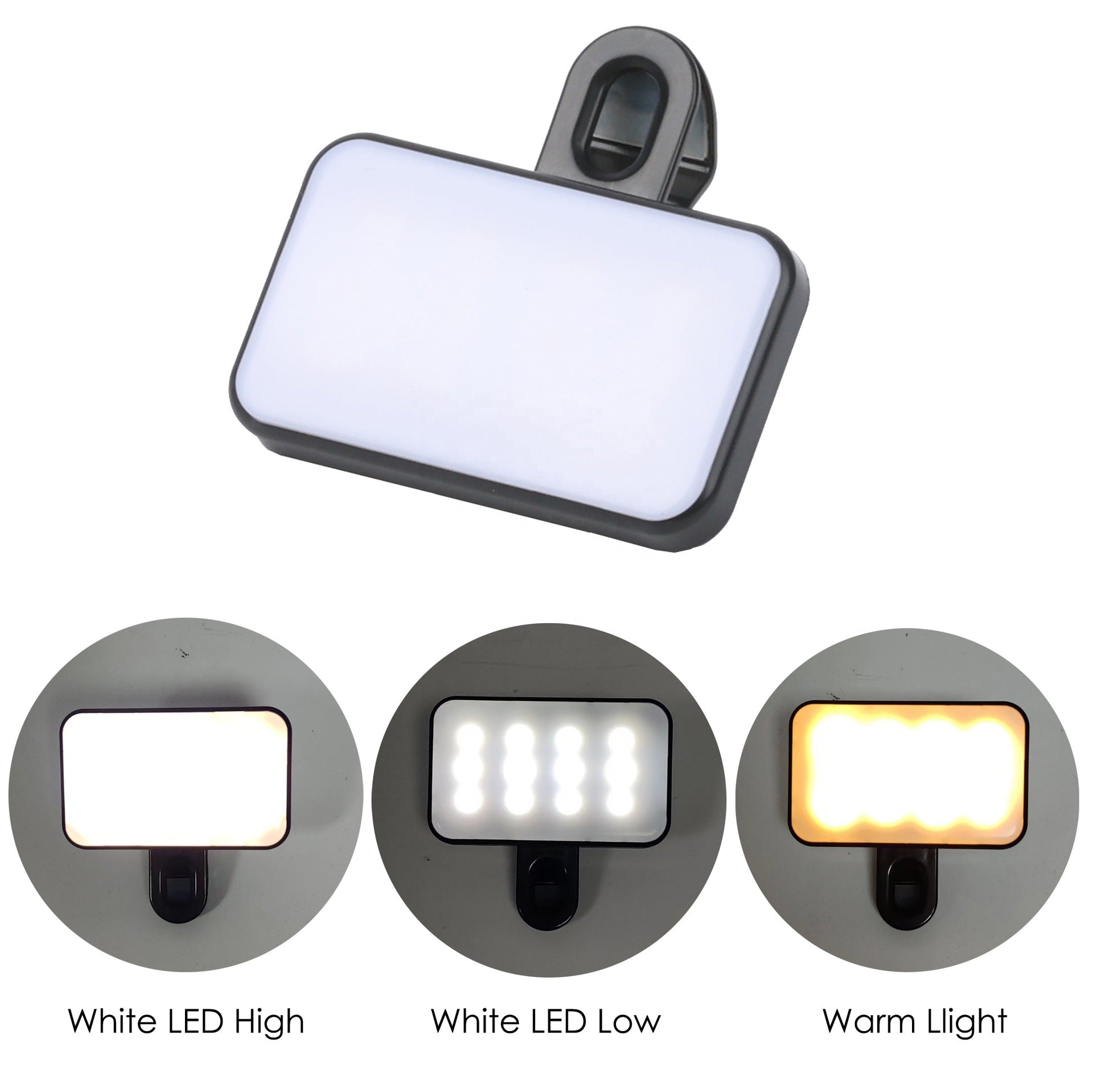 Video conference charging portable video light