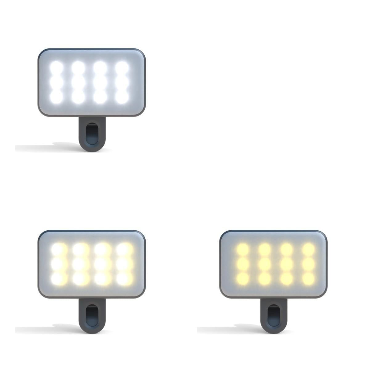 Video conference charging portable video light
