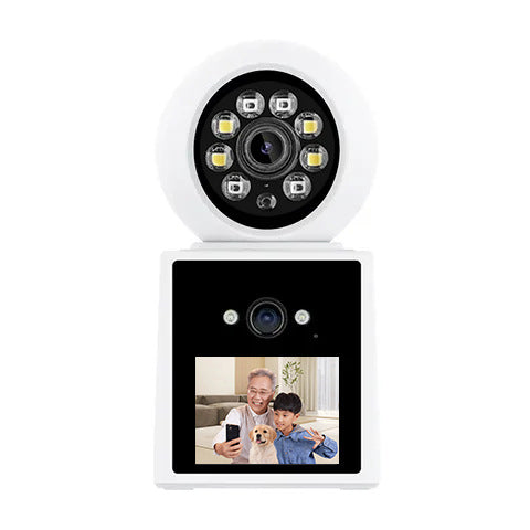 Video screen call binocular video camera