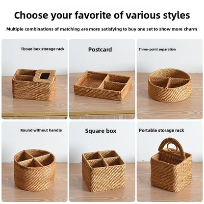 Vietnam rattan handmade storage box