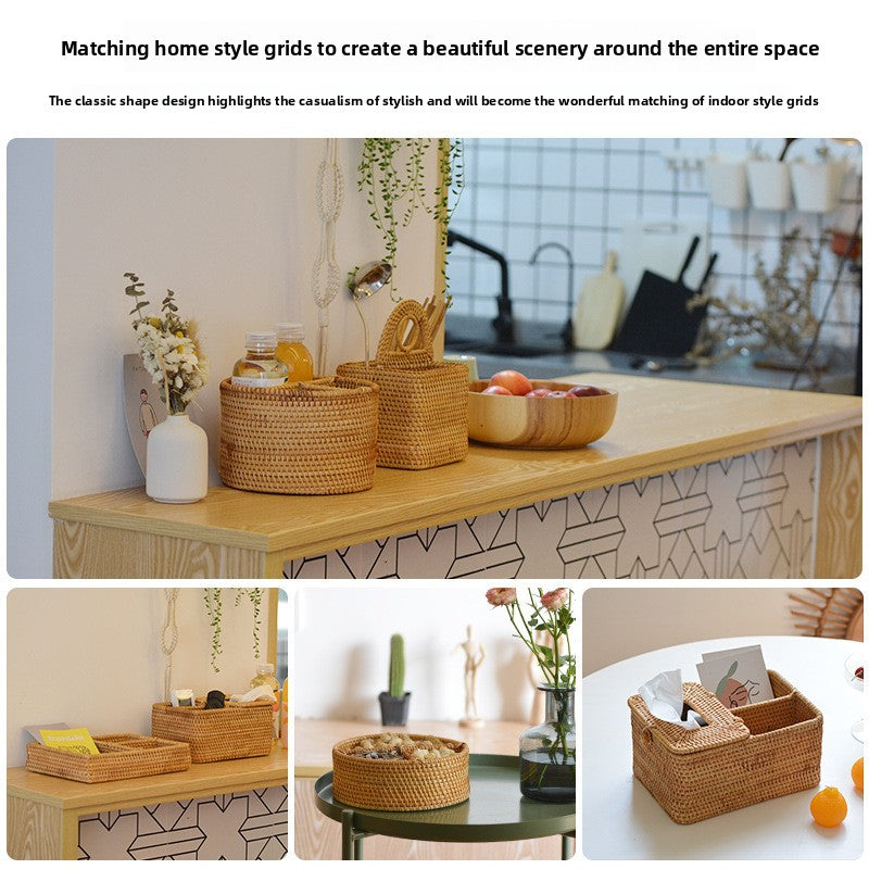 Vietnam rattan handmade storage box