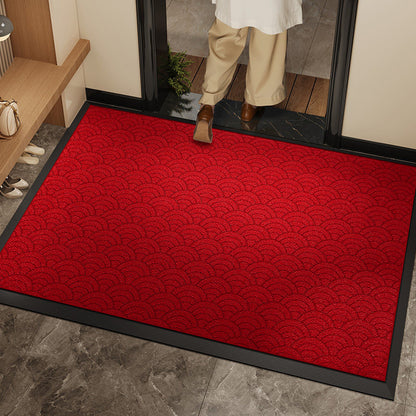 Villa Entrance Door Mat, Home Entrance Carpet, Thickened New Chinese Style Foyer Outdoor High-End Door Mat