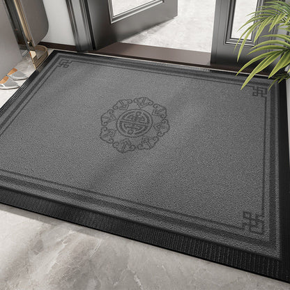 Villa Entrance Door Mat, Home Entrance Carpet, Thickened New Chinese Style Foyer Outdoor High-End Door Mat