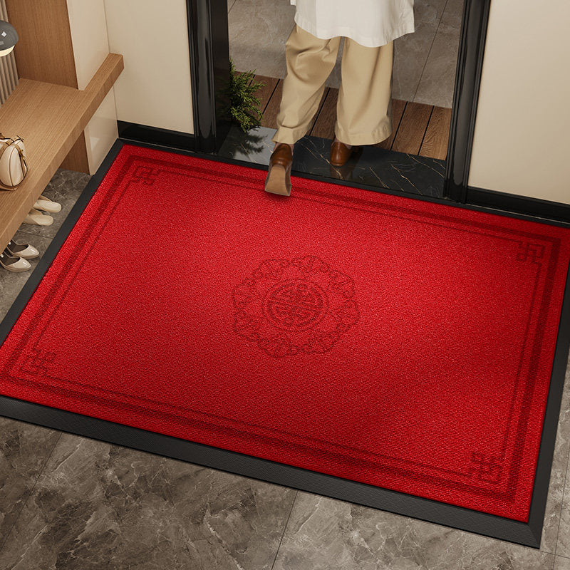 Villa Entrance Door Mat, Home Entrance Carpet, Thickened New Chinese Style Foyer Outdoor High-End Door Mat