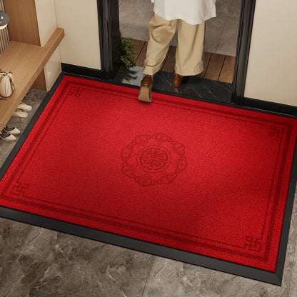 Villa Entrance Door Mat, Home Entrance Carpet, Thickened New Chinese Style Foyer Outdoor High-End Door Mat