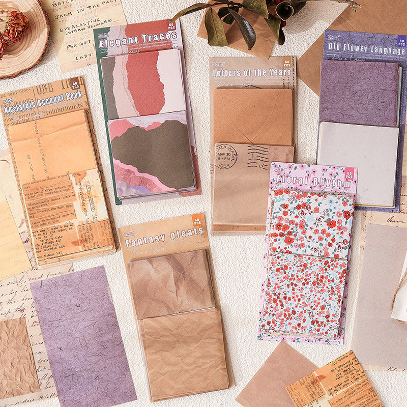 Vintage Base Posting Collage Handbook Notes Sticker