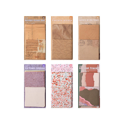 Vintage Base Posting Collage Handbook Notes Sticker
