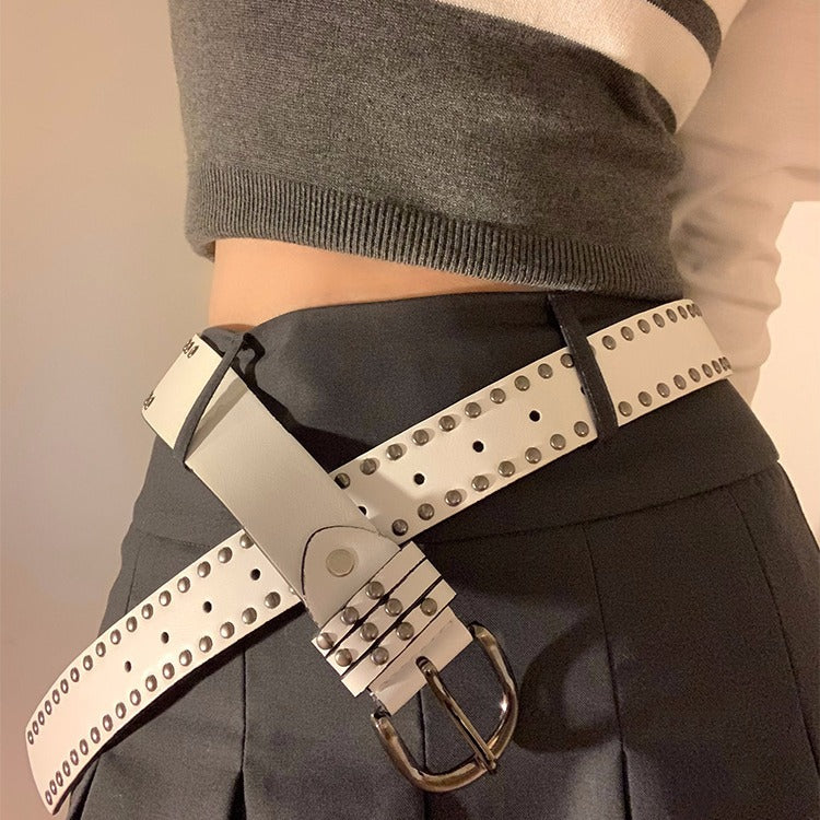 Vintage Belt Women's Rivet Belt