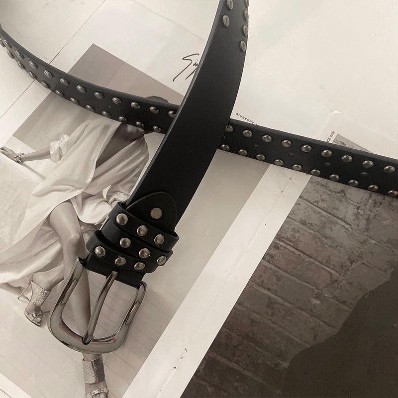 Vintage Belt Women's Rivet Belt