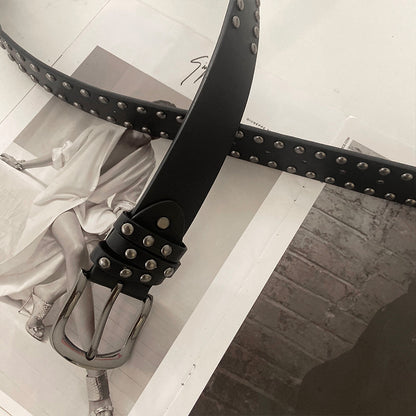 Vintage Belt Women's Rivet Belt
