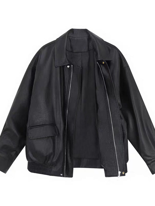 Vintage Biker Leather Jacket