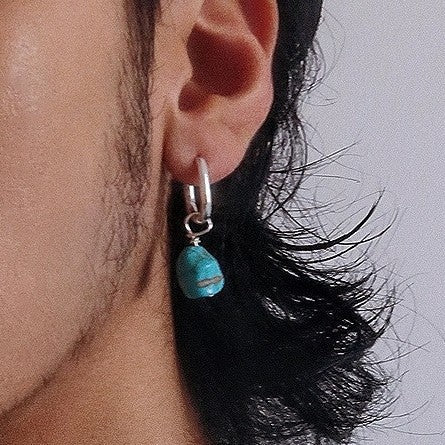 Vintage Blue Ethnic Handmade Earrings