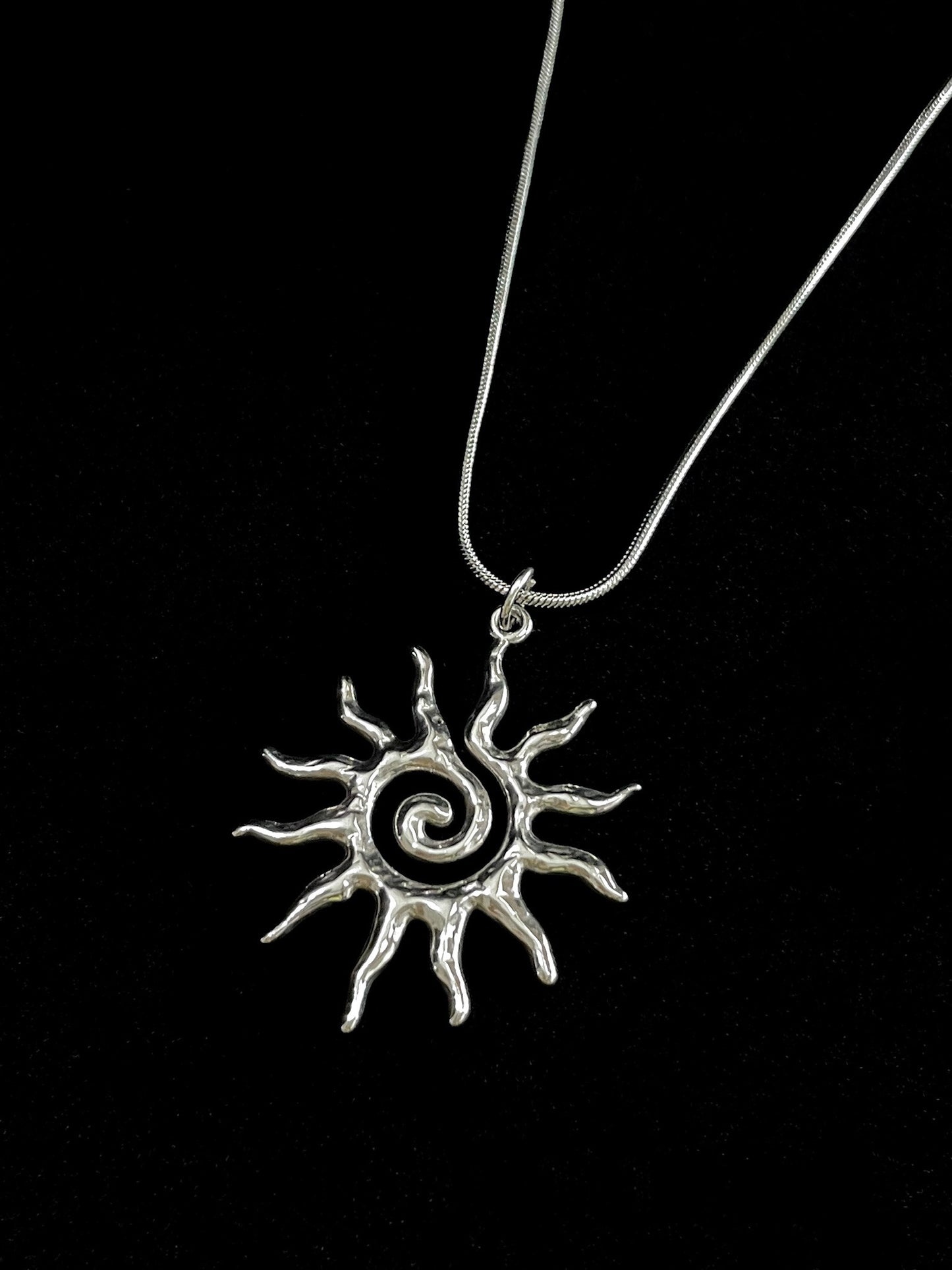 Vintage Bohemian Sun Necklace