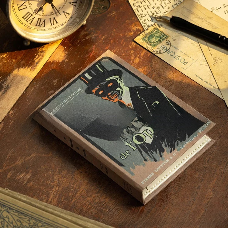 Vintage Book Style Anti-Theft Passport Holder