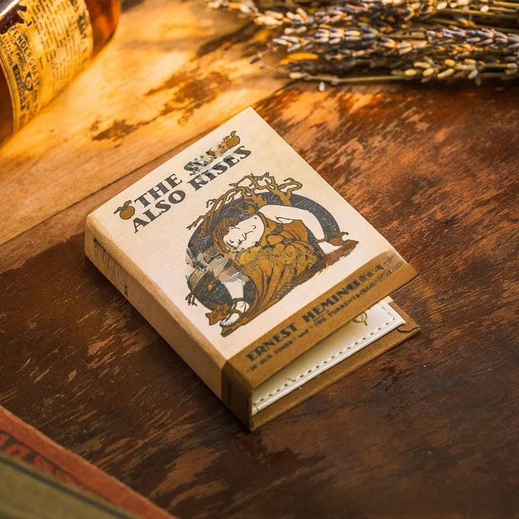 Vintage Book Style Anti-Theft Passport Holder