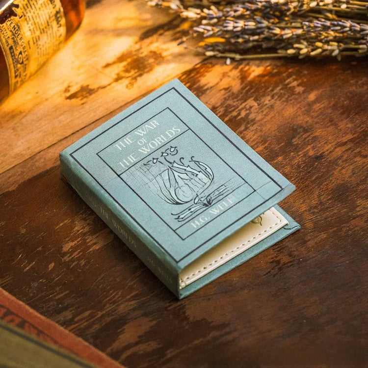Vintage Book Style Anti-Theft Passport Holder