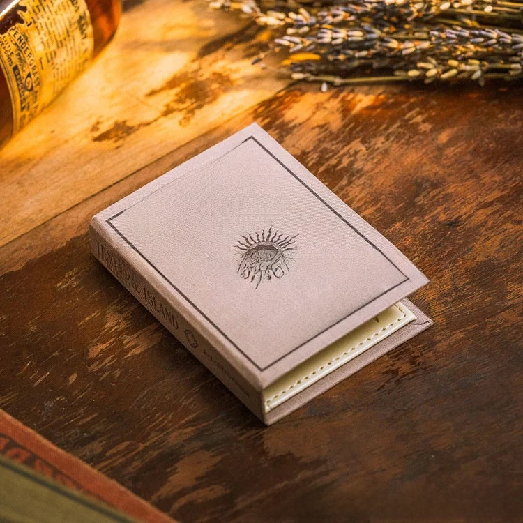 Vintage Book Style Anti-Theft Passport Holder