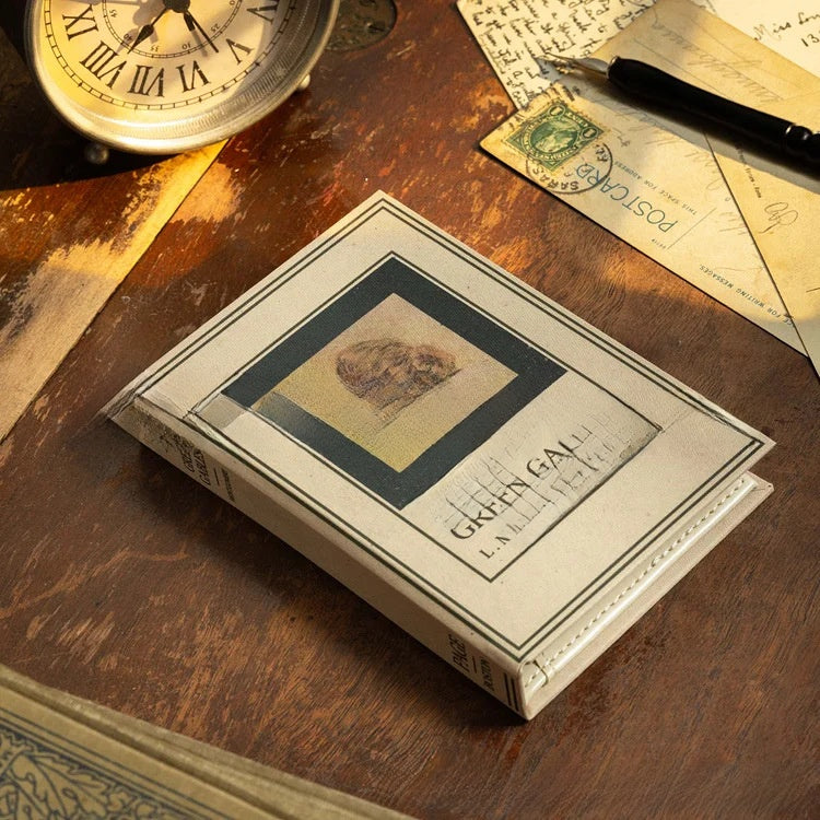 Vintage Book Style Anti-Theft Passport Holder