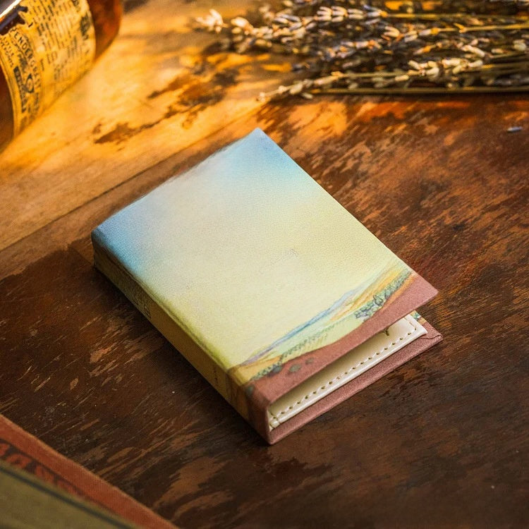 Vintage Book Style Anti-Theft Passport Holder