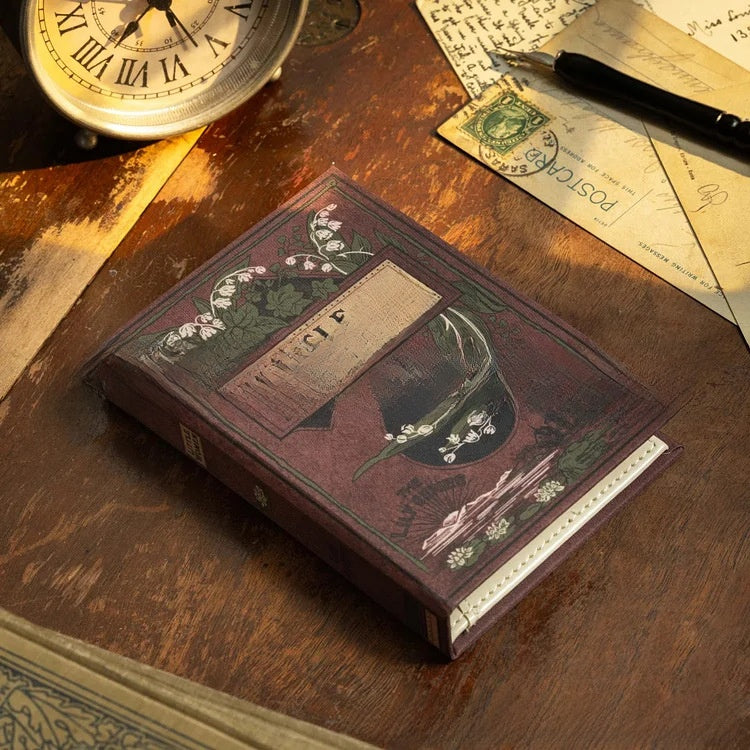 Vintage Book Style Anti-Theft Passport Holder