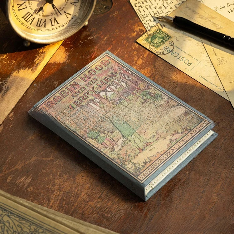 Vintage Book Style Anti-Theft Passport Holder