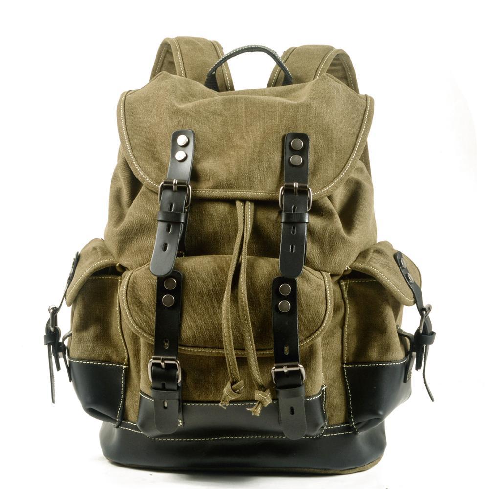 Vintage Canvas Travel Backpack