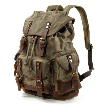 Vintage Canvas Travel Backpack