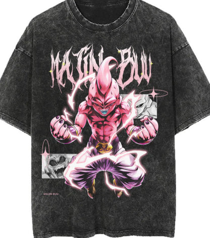 Vintage Cartoon Print Cotton T-Shirt