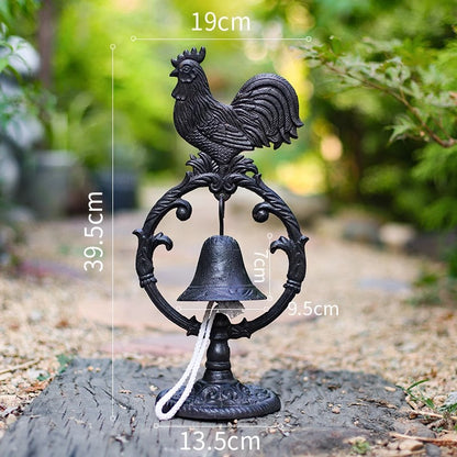 Vintage Cast Iron Garden Bell