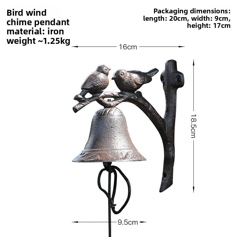 Vintage Cast Iron Garden Bell