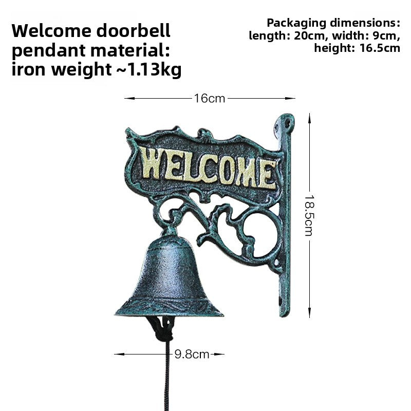 Vintage Cast Iron Garden Bell
