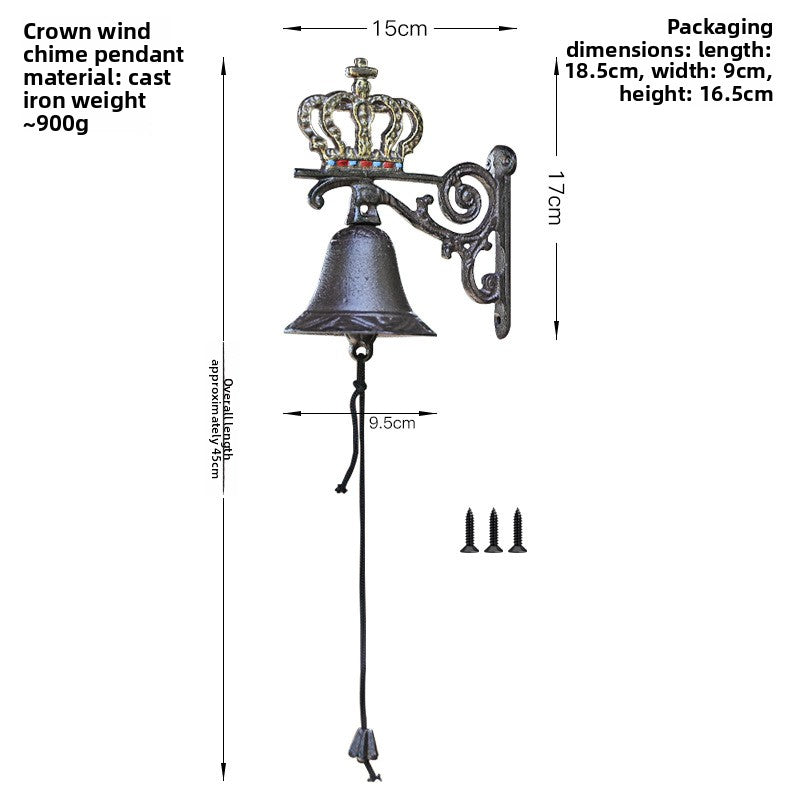 Vintage Cast Iron Garden Bell