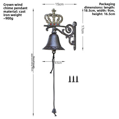 Vintage Cast Iron Garden Bell