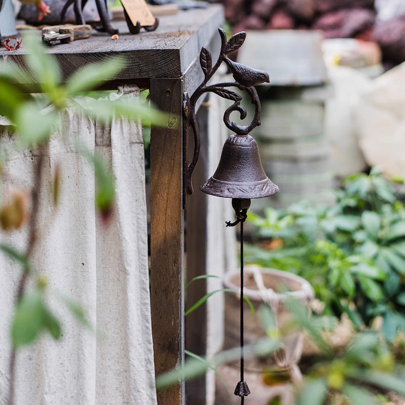 Vintage Cast Iron Garden Bell