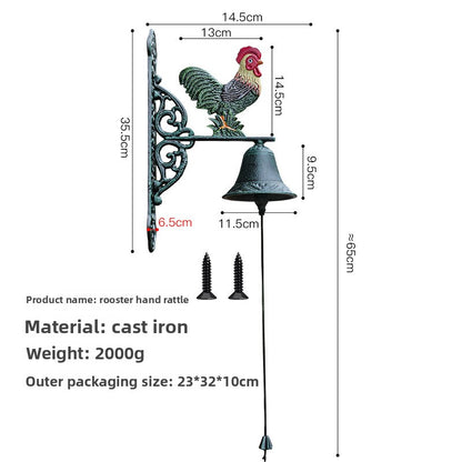 Vintage Cast Iron Garden Bell