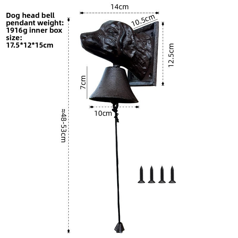 Vintage Cast Iron Garden Bell