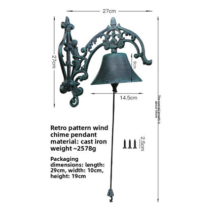 Vintage Cast Iron Garden Bell