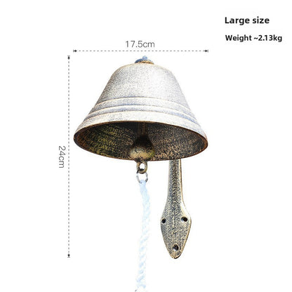 Vintage Cast Iron Garden Bell